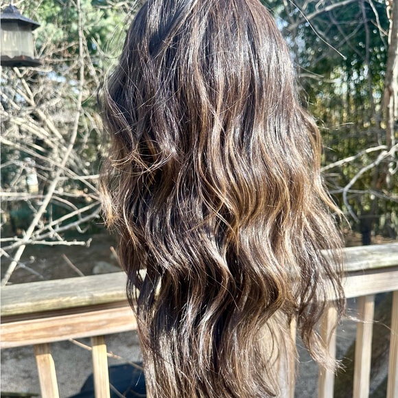 Belle Tress Liverpool Triple Chocolate Lace Front Wig Monopart HF Synthetic - Picture 13 of 16